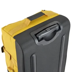 Valise souple 55L taille moyenne 2 roues textile jaune 36,5x24xH66cm < Gifi Sale