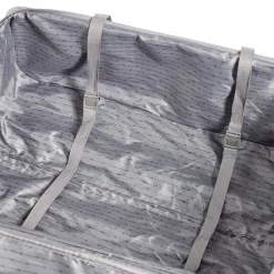 Valise trolley souple 4 roues 50L gris H68cm