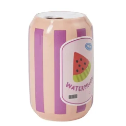 Vase céramique forme canette jus de fruit Ø7x11,5cm (2 modèles) < Gifi Clearance