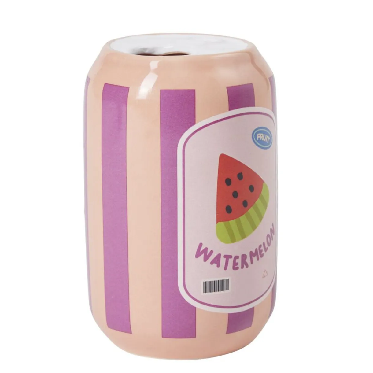 Vase céramique forme canette jus de fruit Ø7x11,5cm (2 modèles) < Gifi Clearance