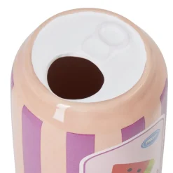 Vase céramique forme canette jus de fruit Ø7x11,5cm (2 modèles) < Gifi Clearance