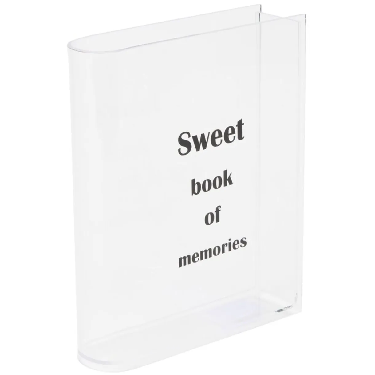 Vase céramique forme livre Sweet Book of Memories blanc et noir 15x4xH20cm < Gifi Discount