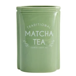 Vase céramique forme pochette 13,5x6,5xH20cm (2 modèles matcha ou cacao)