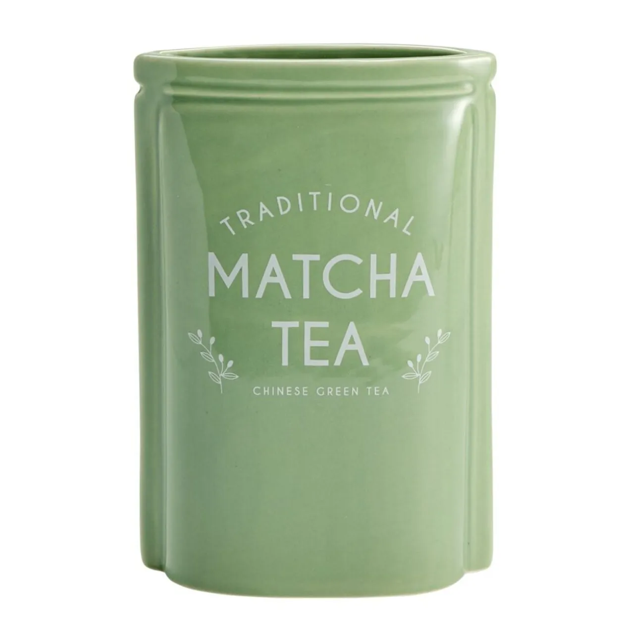 Vase céramique forme pochette 13,5x6,5xH20cm (2 modèles matcha ou cacao)