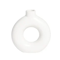 Vase céramique noir H15cm