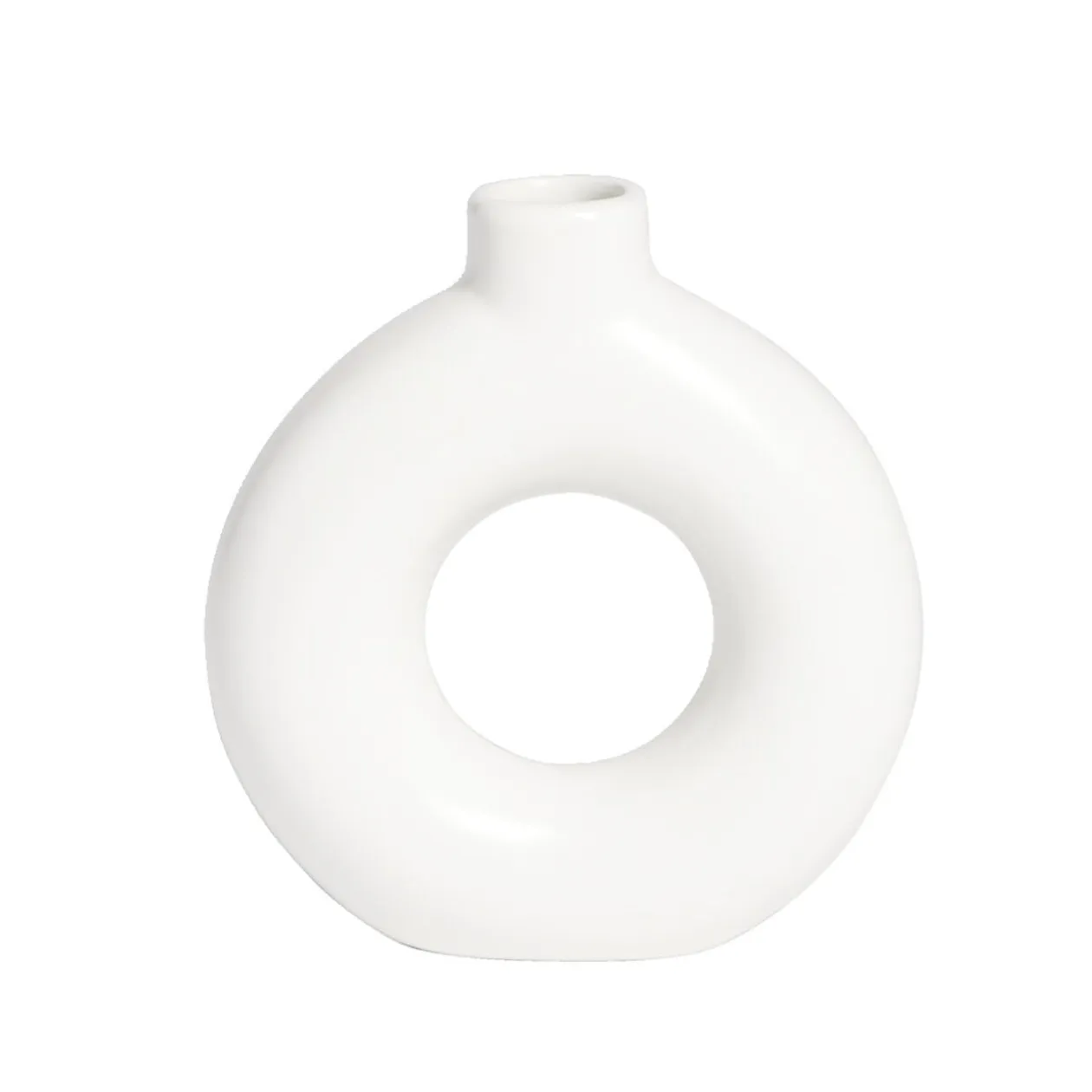 Vase céramique noir H15cm