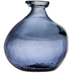 Vase Dame Jeanne Simplicity bleu Ø16xH18cm