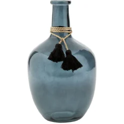 Vase Dame jeanne verre teinté H.30,5 cm