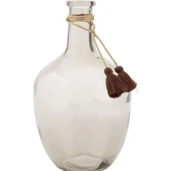 Vase Dame jeanne verre teinté H.30,5 cm