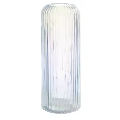 Vase en verre coloré Ø10xH25cm (2 modèles) < Gifi Clearance