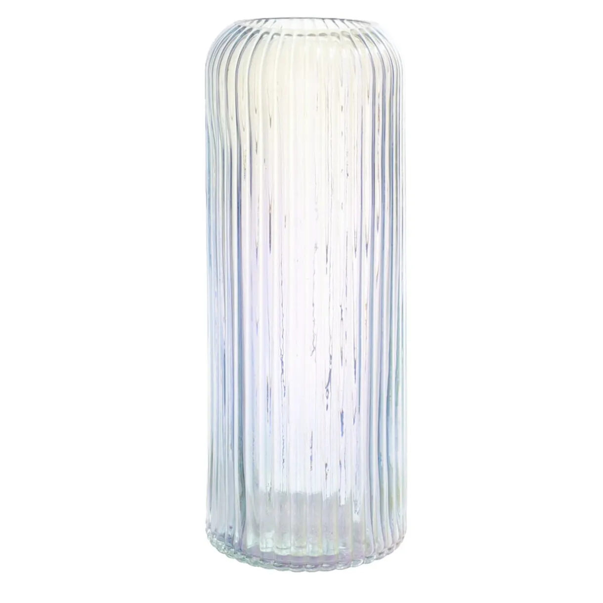 Vase en verre coloré Ø10xH25cm (2 modèles) < Gifi Clearance