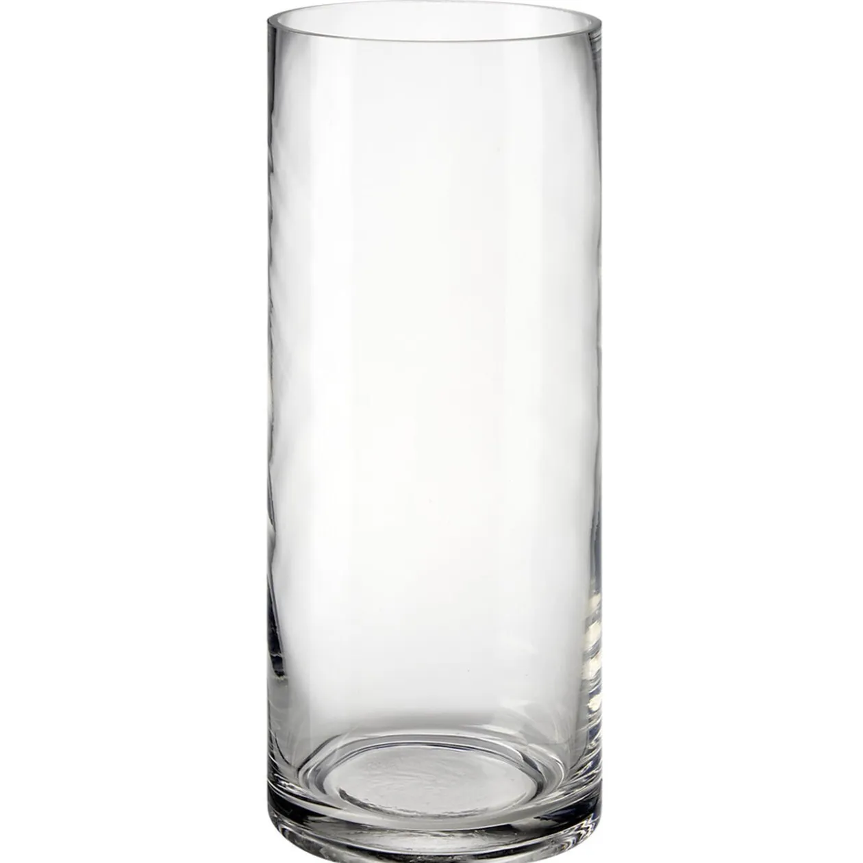 Vase en verre Ø11xH26cm (2 modèles)