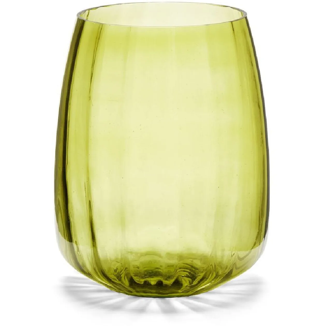 Vase en verre Ø12xH16cm - 3 modèles
