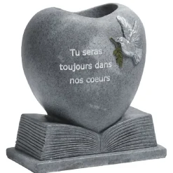 Vase funéraire en forme de coeur < Gifi Best