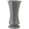 Vase funéraire hexagonal ciment gris H30 cm < Gifi