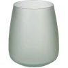Vase Pampa en verre vert mat < Gifi Discount