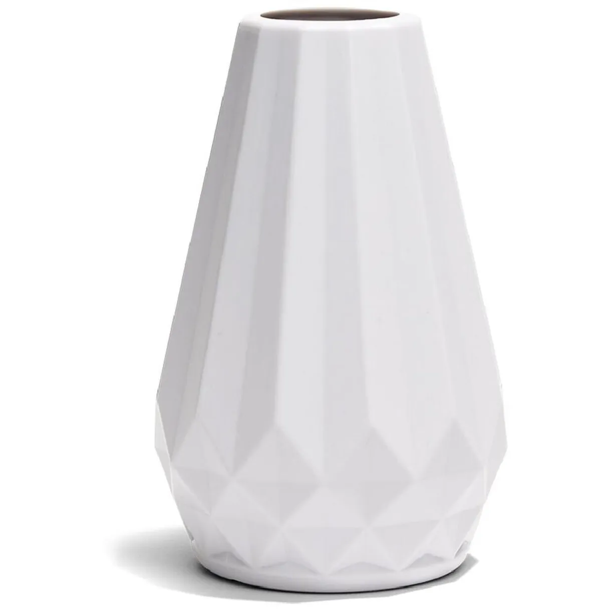 Vase plastique effet origami 7x4,5xH15cm - 4 coloris < Gifi Best