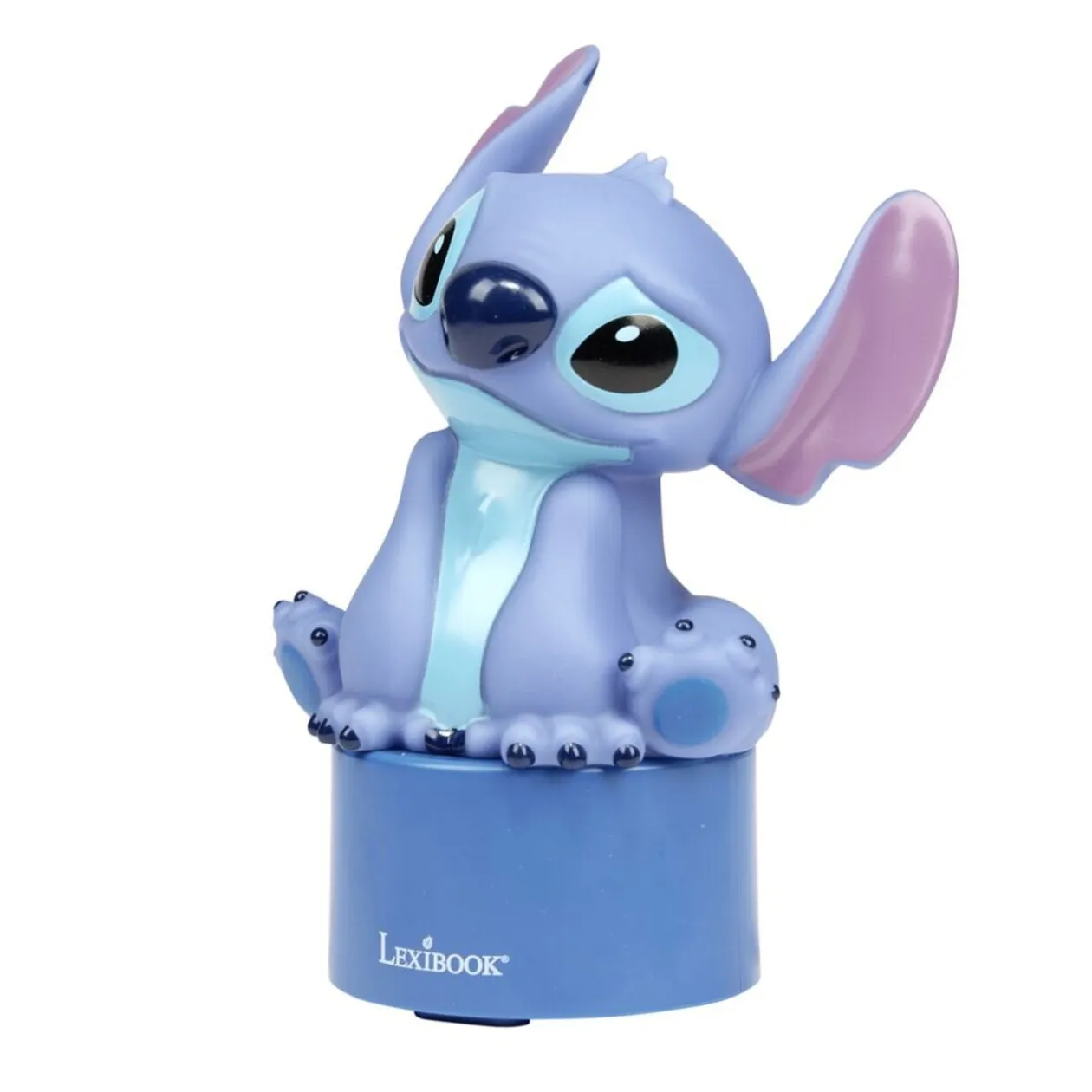 Veilleuse haut-parleur Disney Stitch bluetooth plastique bleu 13x9xH18,5cm