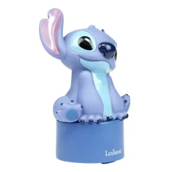 Veilleuse haut-parleur Disney Stitch bluetooth plastique bleu 13x9xH18,5cm