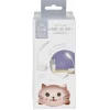 Veilleuse kawaii LED chat 11x8,5xH21cm