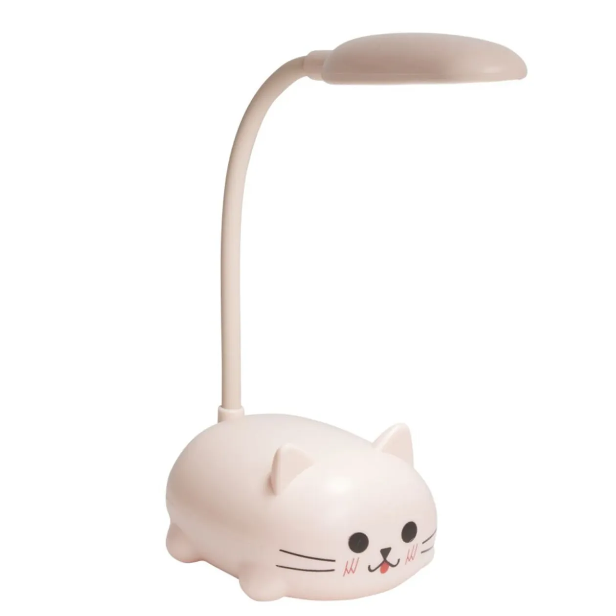 Veilleuse kawaii LED chat 11x8,5xH21cm