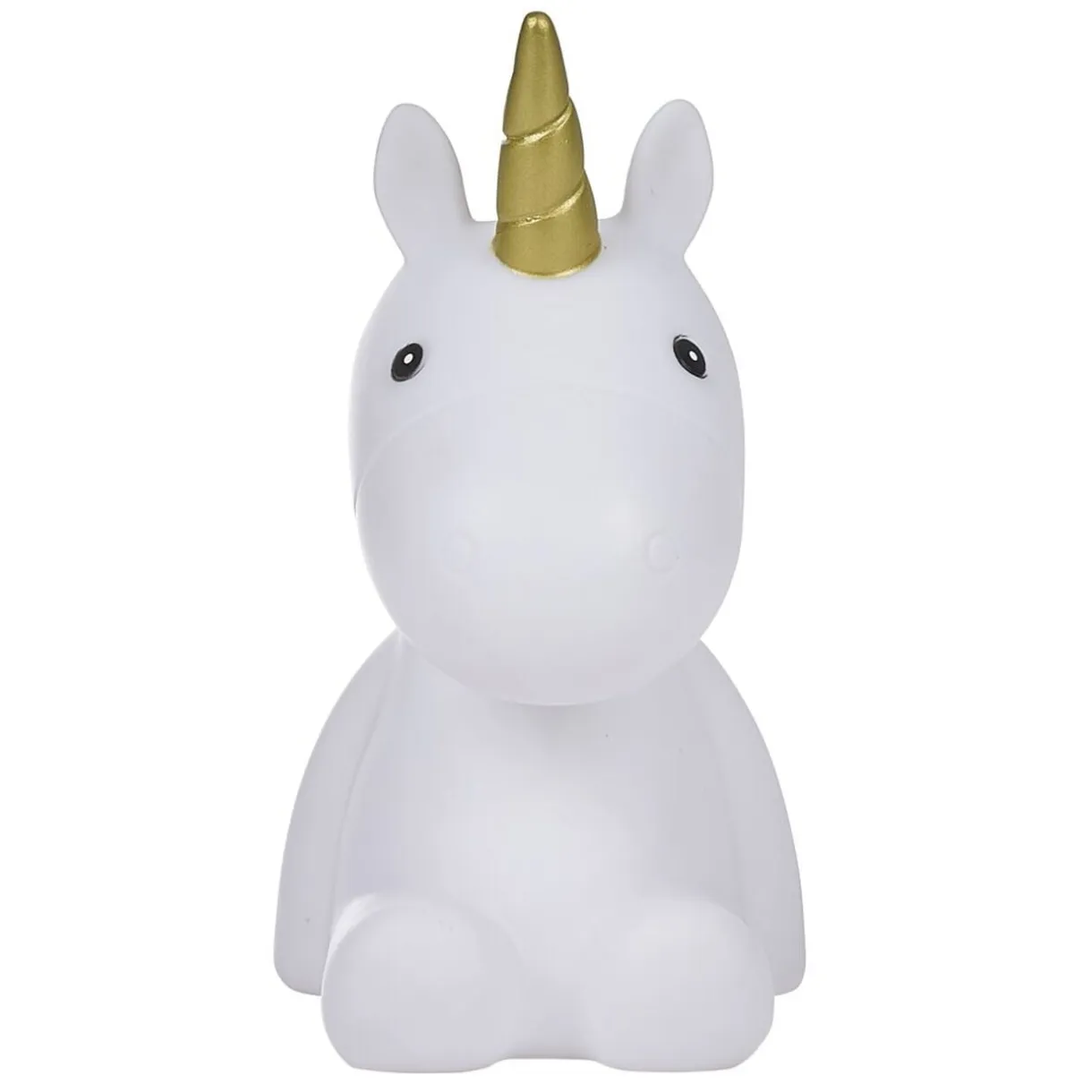 Veilleuse licorne arc en ciel LED H16.5cm < Gifi