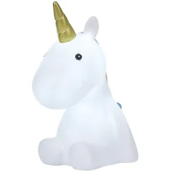 Veilleuse licorne arc en ciel LED H16.5cm < Gifi