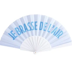 Éventail avec message amusant L23cm (6 modèles)