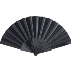 Éventail couleur unie manche plastique L23cm (6 modèles) < Gifi Clearance