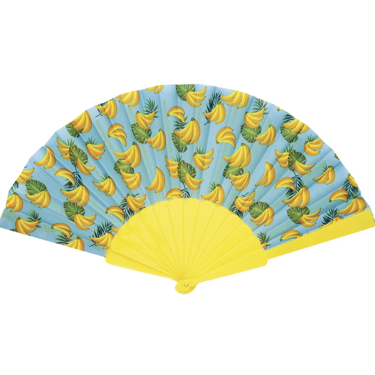 Éventail en polyester imprimé - 3 modèles < Gifi