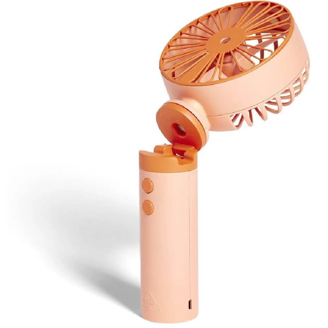 Ventilateur à main brumisateur USB 3 vitesses corail