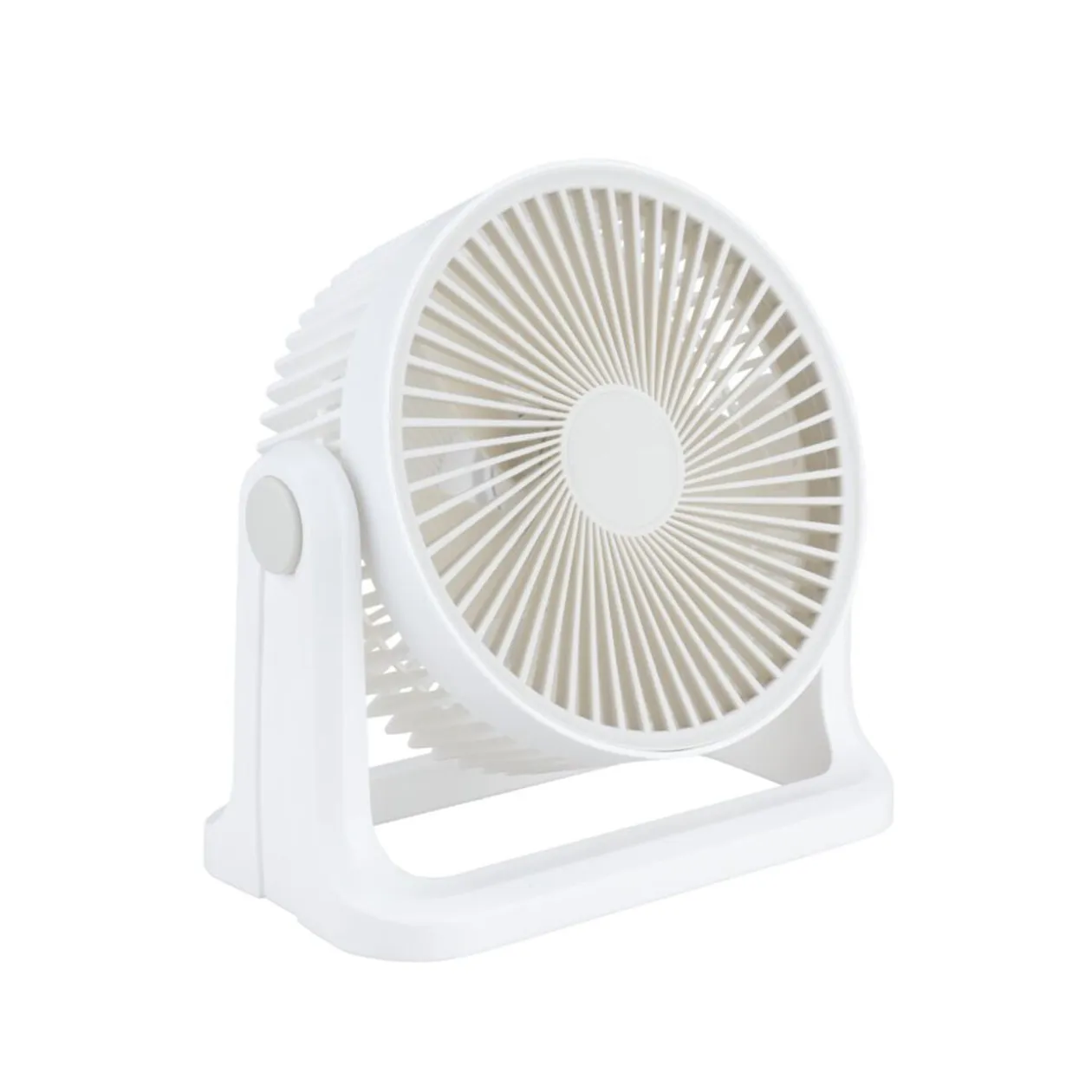 Ventilateur à poser Homday 3 vitesses inclinaison 90° 10W Ø20cm
