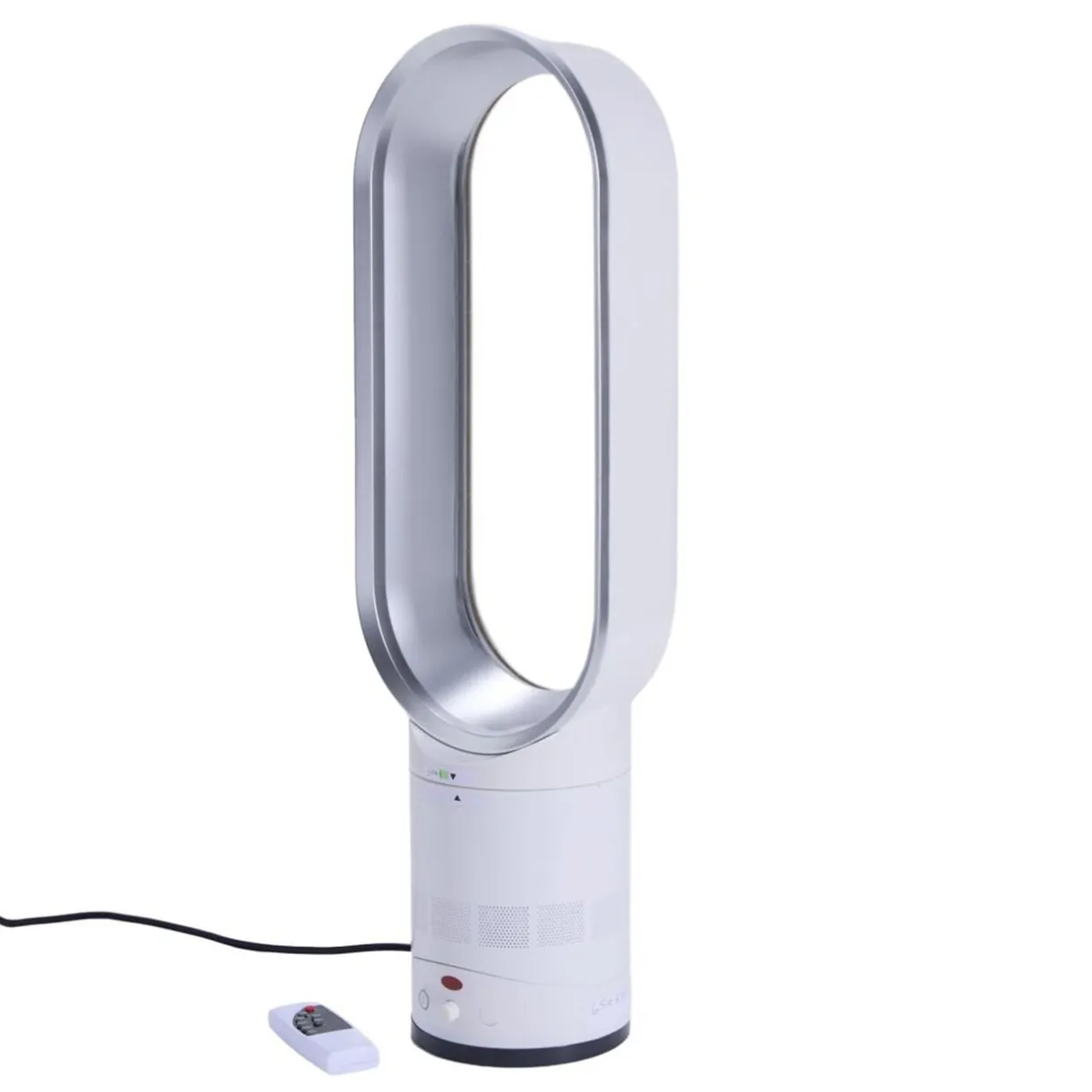 Ventilateur sans pale 55W tactile avec télécommande blanc 25x17,5xH49,5cm < Gifi