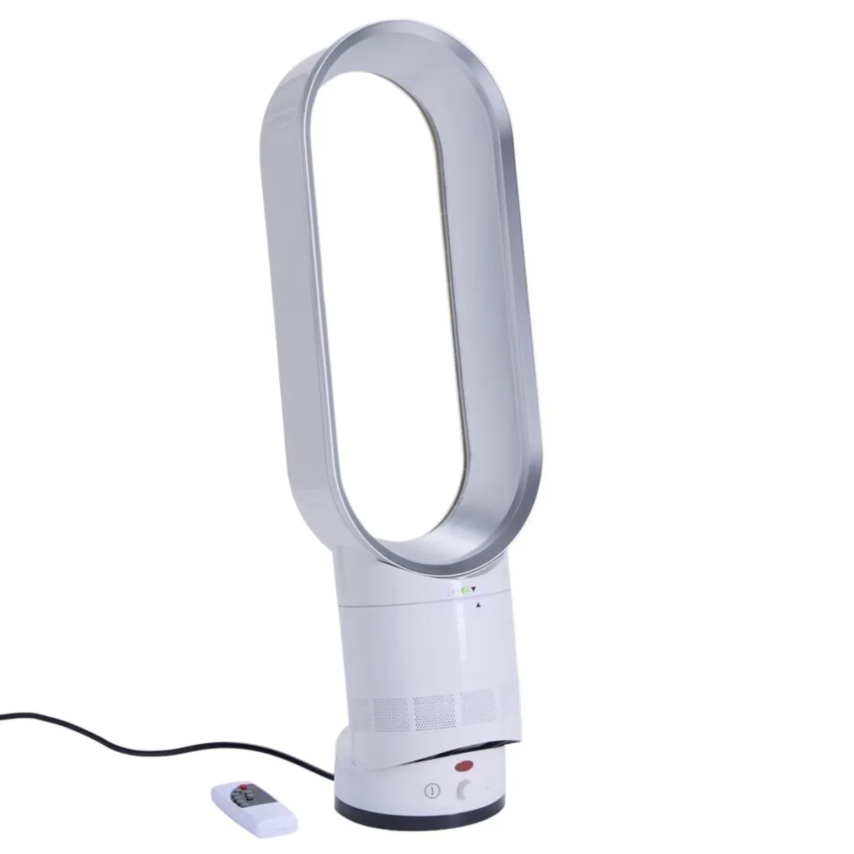 Ventilateur sans pale 55W tactile avec télécommande blanc 25x17,5xH49,5cm < Gifi