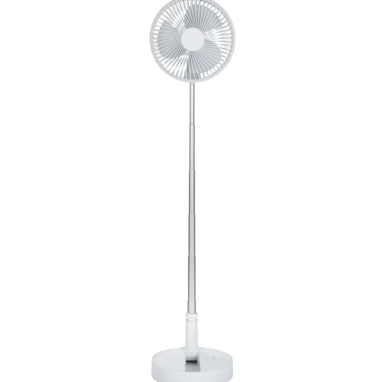 Ventilateur télescopique nomade blanc