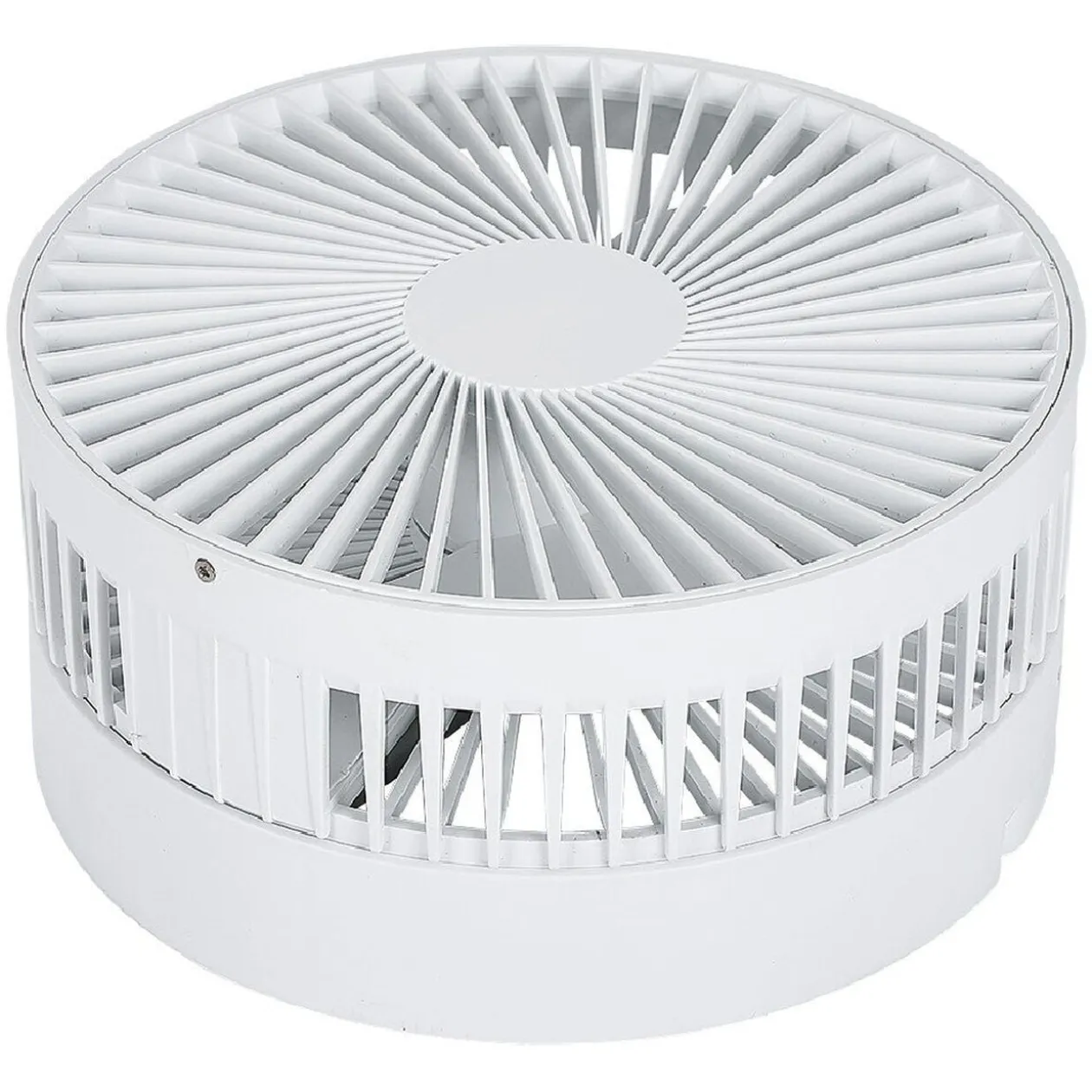 Ventilateur télescopique nomade blanc