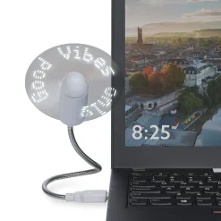 Ventilateur USB avec message LED < Gifi Sale