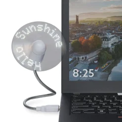 Ventilateur USB avec message LED < Gifi Sale