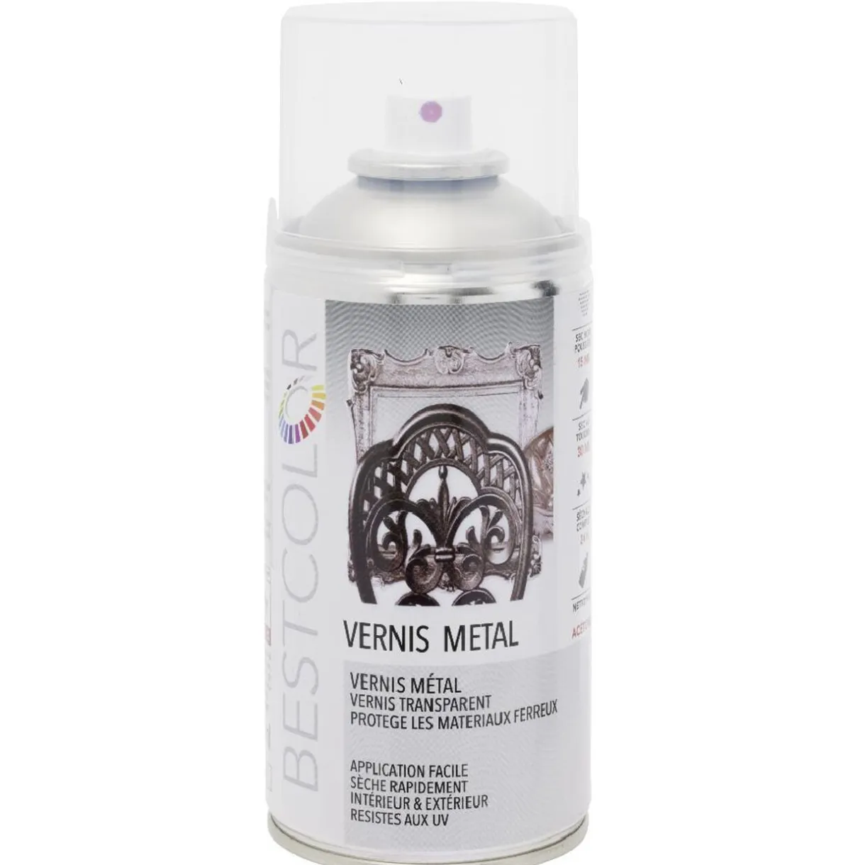 Vernis Métal incolore brillant en spray 300 ml < Gifi Discount