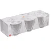 Verre bas Bormioli Rocco Dots x6 verre transparent relief
