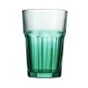 Verre bas en verre vert H12cm
