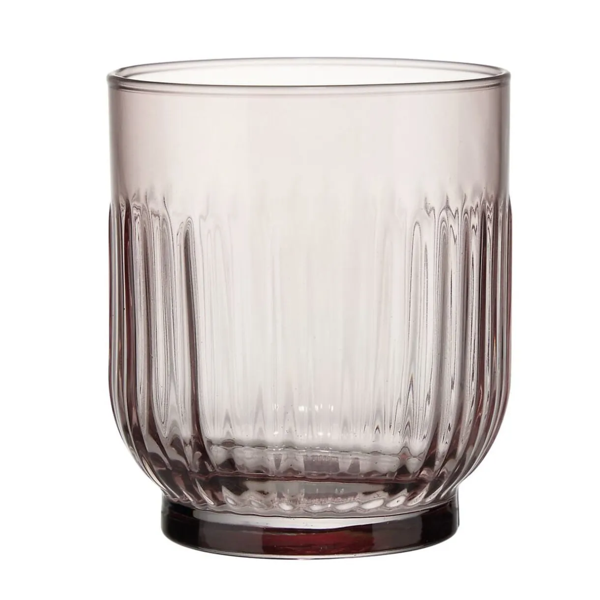 Verre bas x3 Tokyo en verre coloré strié Ø9xH8cm < Gifi Best