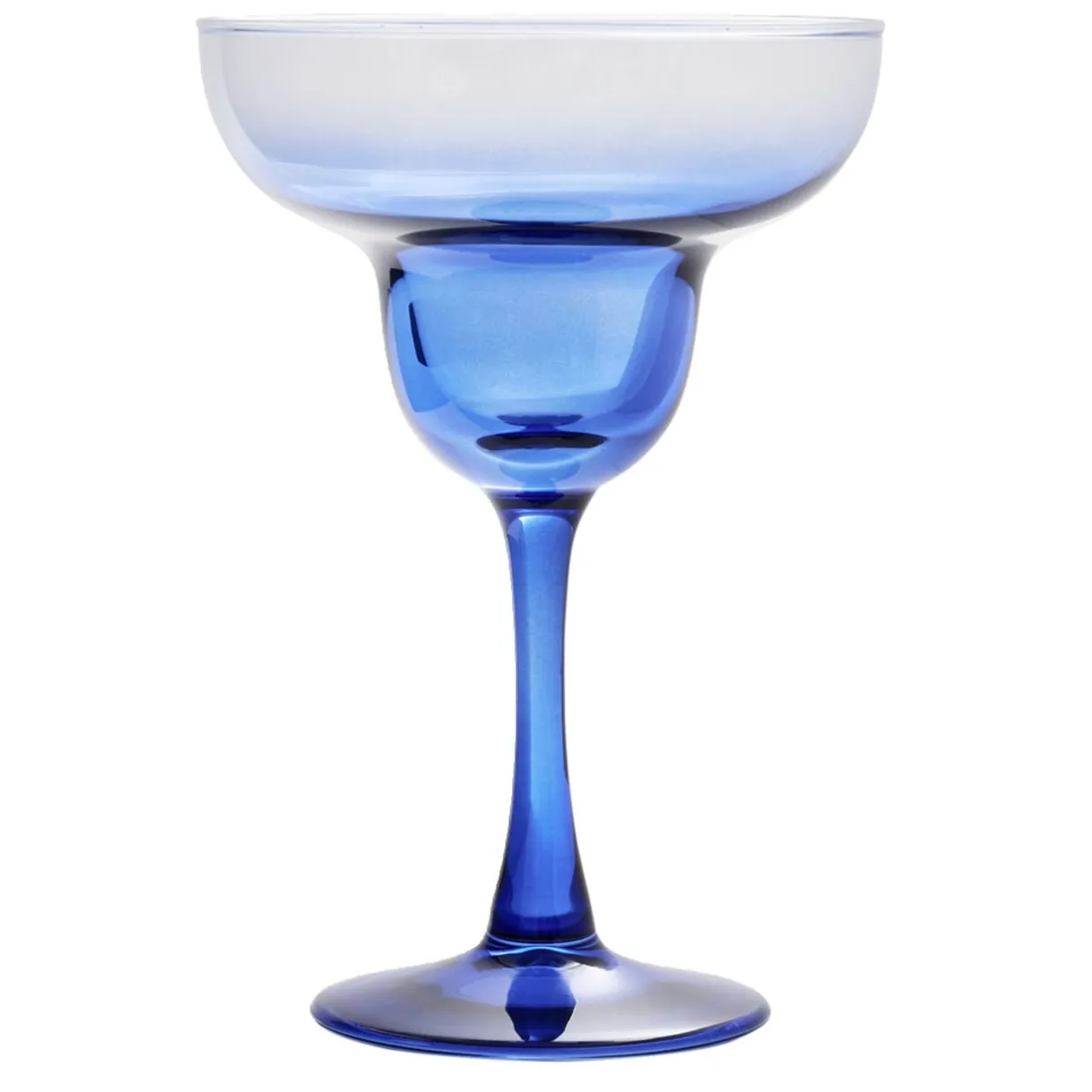 Verre à cocktail sur pied x2 en verre bleu et orange 240ml < Gifi Hot
