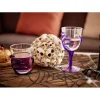 Verre à pied Halloween main squelette H18cm (2 modèles noir ou violet) < Gifi