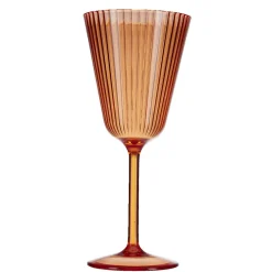 Verre à pied plastique orange 25cl < Gifi Best