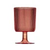 Verre à pied plastique orange 30cl