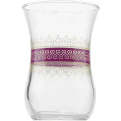 Verre à thé x6 verre motif oriental Touareg 11.5cl