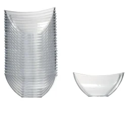 Verrine plastique x25 transparente réutilisable 7,5x7,5xH3,5cm < Gifi Sale