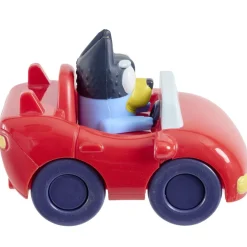 Véhicule mini Bluey plastique 9x6xH7cm (4 modèles)