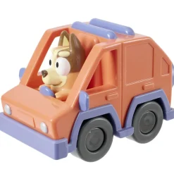 Véhicule mini Bluey plastique 9x6xH7cm (4 modèles)